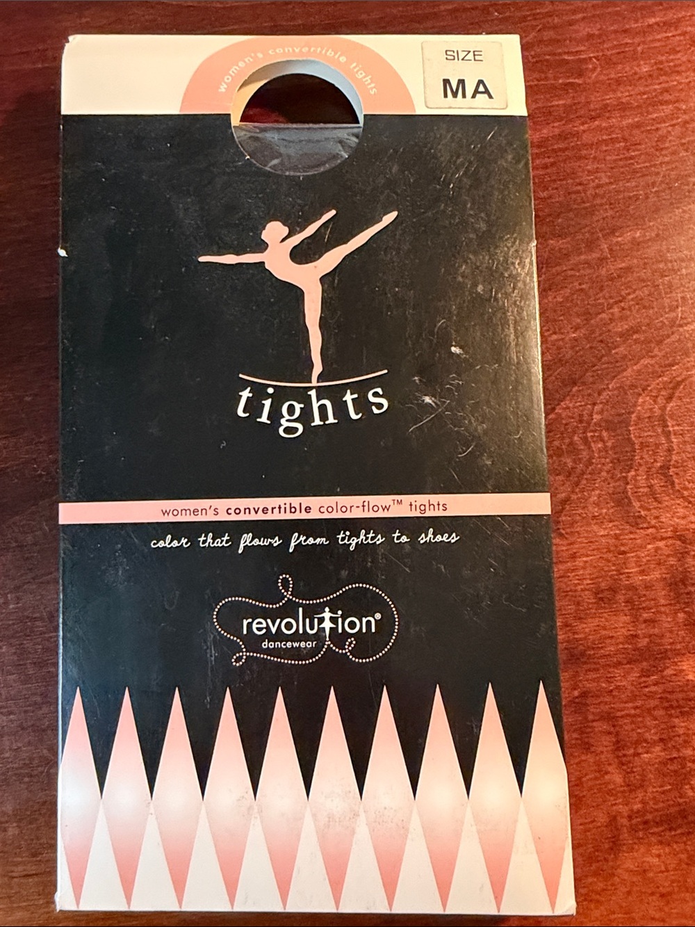 NIB Revolution Color-Flow Convertible Tights Black Size Medium Adult